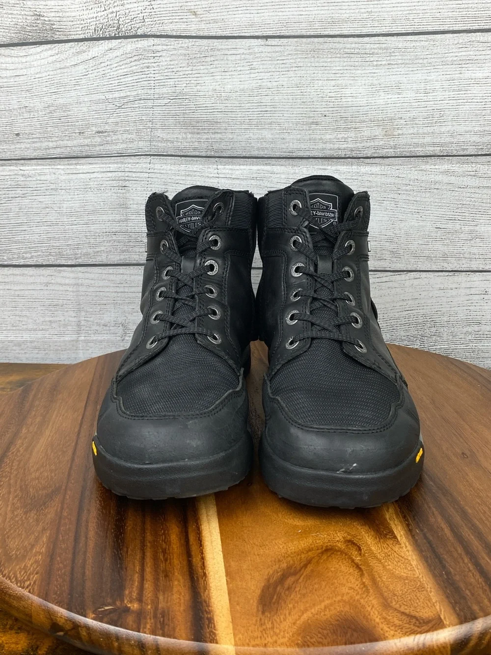 Harley Davidson Gillham 4” Performance Black Motorcycle Boots D96252 Size 9.5 M